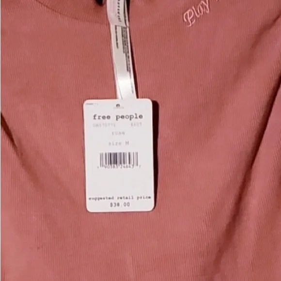 NWT! Free People Play Nice Crop Top in “Nude’s the Mood” - Size Women’s Medium - Picture 6 of 10